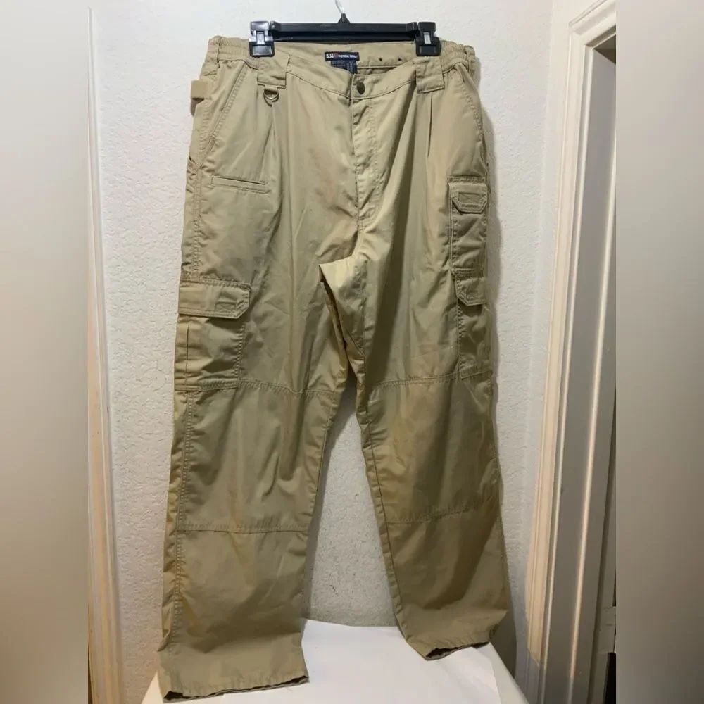5.11 Tactical Series Mens Cargo Pants Khaki Ripstop 40x32
